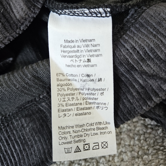 Crewcuts Girls Corduroy Shirt Jacket, XS/ 4-5, Black - Picture 6 of 6